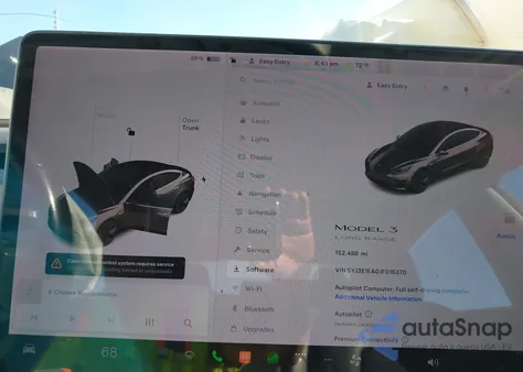 2018 Tesla Model 3 Long Range/Mid Range из США, поврежденный, VIN 5YJ3E1EA0JF016370